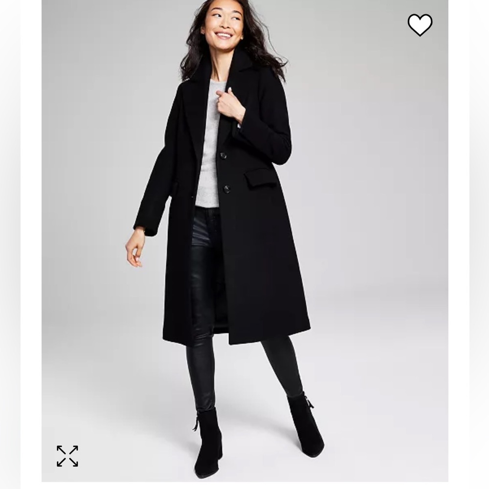Michael Kors Women’s Single-Breasted Coat ✨brand new✨ S Black
